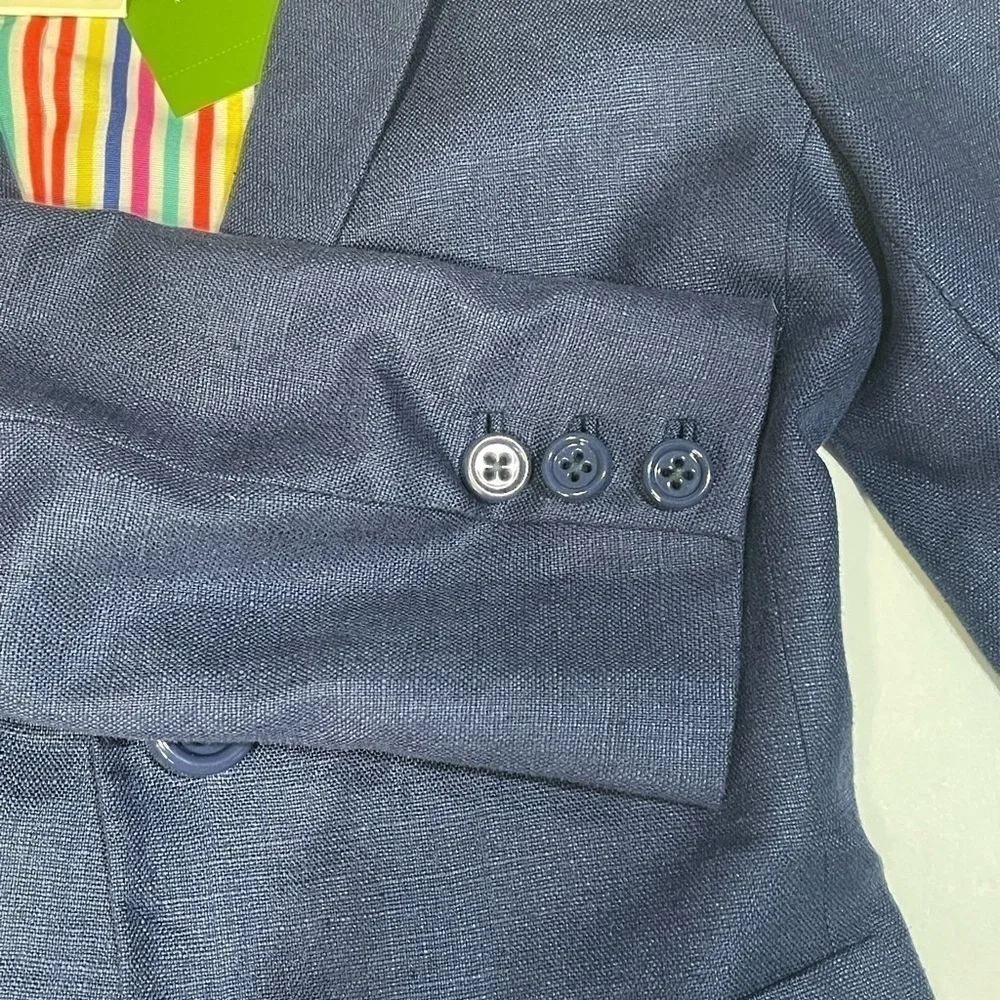Kate Spade Navy Blue Jacket Blazer Size 4 NWT